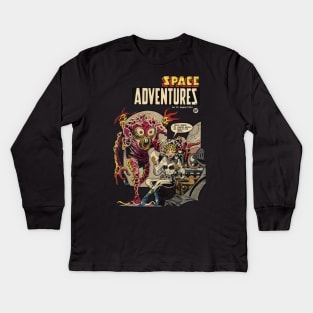 Space Adventures 1954 Kids Long Sleeve T-Shirt